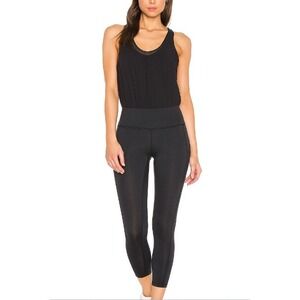 Free People Movement‎ Eye On The Prize Onesie Black Large FP Movement One-Piece